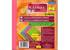 Clanax Universal dust cloth viscose 35 x 38 cm 125 g / m2 4 pieces