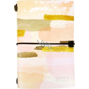 Albi Diary 2020 weekly luxury Pastel 17.8 x 12 x 1.5 cm