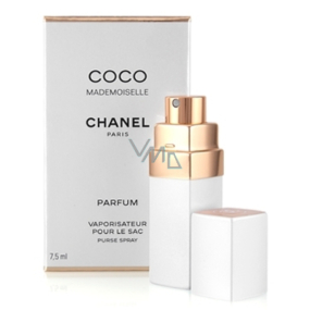 Chanel Coco Mademoiselle perfume for women with a 7.5 ml spray