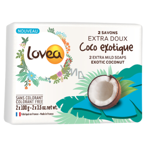 Lovea Coconut Extra gentle toilet soap 2 x 100 g