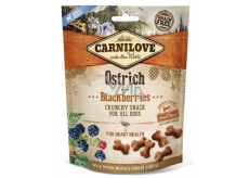 Carnilove Dog Ostrich with blackberries delicious crunchy treat for all dogs for a healthy heart 200 g