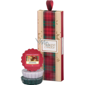 Yankee Candle After Sledding - Evergreen Mist - Forest Mist + Candlelit Cabin - Cottage irradiated with candle wax for aroma lamp 3 x 22 g, Christmas gift set