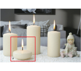 Lima Ice pastel candle creme floating lens 70 x 30 mm 1 piece