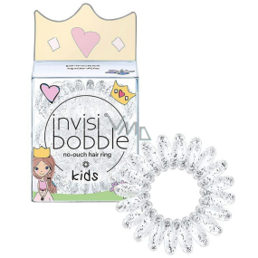 Invisibobble Kids Princess Sparkle Hair band for little princesses transparent spiral 3 pieces