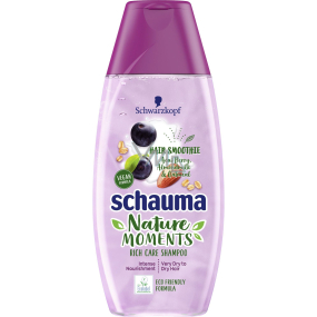 Schauma Nature Moments Acai fruit, almond milk and oatmeal shampoo for very dry and dry hair 250 ml