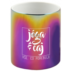 Albi Rainbow Mug Yoga and Tea. All I need is 360 ml