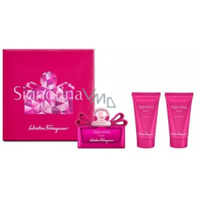 Salvatore Ferragamo Signorina Ribelle perfumed water for women 50 ml + shower gel 50 ml + body lotion 50 ml, gift set