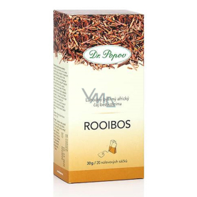 Dr. Popov Rooibos delicious herbal African tea without caffeine antioxidant 30 g, 20 infusion bags of 1.5 g
