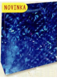 Nekupto Gift paper bag hologram 23 x 18 x 10 cm Blue 122 40 THM