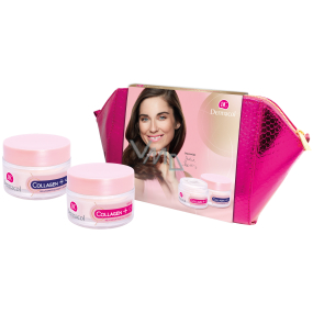 Dermacol Collagen + Rejuvenating SPF10 intensive rejuvenating day cream 50 ml + night cream 50 ml + case, cosmetic set