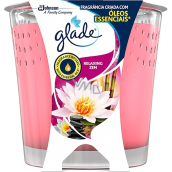 Glade Relaxing Zen - Japanese garden scented candle in glass burning time up to 32 hours 129 g