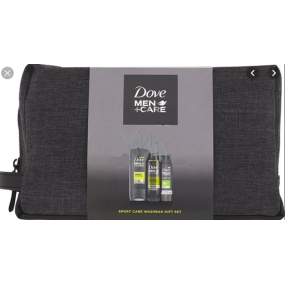 Dove Men + Care Extra Fresh shower gel 250 ml + antiperspirant deodorant spray 150 ml + shower foam 200 ml + case, cosmetic set