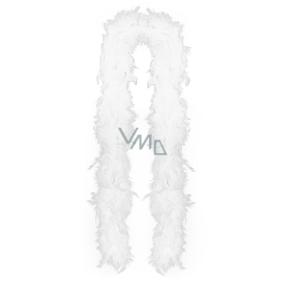Boa white with feathers 1.8 m