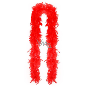 Boa red with feathers 1.8 m