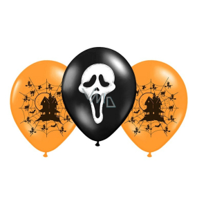 Rappa Inflatable balloon with Halloween print 2 colors, 3 pieces