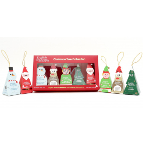 English Tea Shop Bio Christmas tree Ginger and cranberry + Chocolate, rooibos, vanilla + Apple, rosehip and cinnamon + White tea, coconut and passion fruit + White tea with tropical fruit, 10 pieces of tea pyramids, 5 flavors, 5 Christmas figures to hang on tree, 20 g, gift set