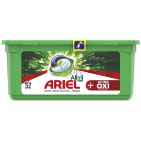 Ariel Allin1 Pods + Ultra Oxi Effect gel capsules for washing 25 doses of 750 g
