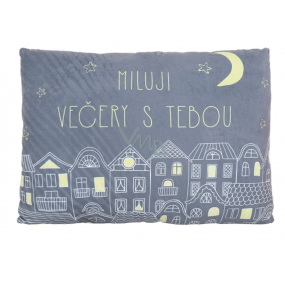 Albi Humorous pillow big I love the blow with you 36 cm × 30 cm.