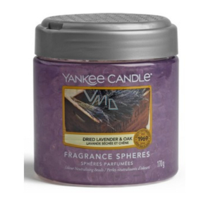 Yankee Candle Dried Lavender & Oak - Dried Lavender and Oak Spheres fragrant pearls neutralize odors and refresh small spaces 170 g
