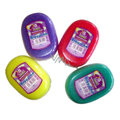 Abella Bath Sponge Polished II. oval multiple colors 13 x 9 cm