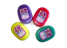 Abella Bath Sponge Polished II. oval multiple colors 13 x 9 cm