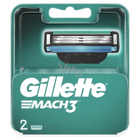 Gillette Mach3 spare head 2 pieces, for men