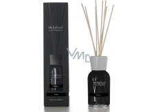Millefiori Milano Natural Nero - Black Diffuser 250 ml + 8 stalks 30 cm long for medium-sized spaces lasts at least 3 months