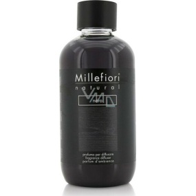 Millefiori Milano Natural Nero - Black Diffuser refill for incense stalks 250 ml