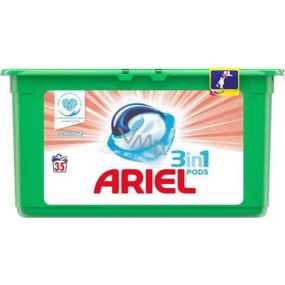 Ariel 3in1 Sensitive gel capsules for washing clothes 35 pieces 931 g
