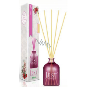 Cimen Jest Rose aroma diffuser with natural rattan sticks for gradual release of scent 100 ml