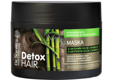 Dr. Santé Detox Hair Mask with Bamboo Activated Charcoal for Intensive Regeneration of Exhausted Hair 300 ml