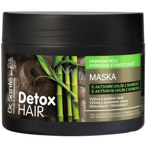 Dr. Santé Detox Hair mask with activated carbon made of bamboo for intensive regeneration of exhausted hair 300 ml