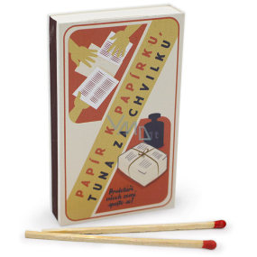 Nekupto Original matches in retro style Paper for paper, a ton in 45 pieces