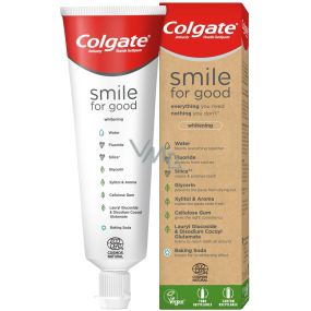 Colgate Smile for Good Protection Whitening recyclable, vegan toothpaste, contains 99.7% ingredients of natural origin 75 ml