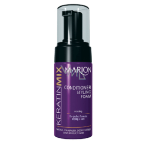 Marion Keratin Mix mousse for styling and caring for weak, damaged, dry and unruly hair dispenser 100 ml