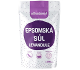 Allnature Epsom salt Magnesium, Sulphate and Lavender in the bath relaxes muscles, relieves stress, detoxifies the body 1000 g
