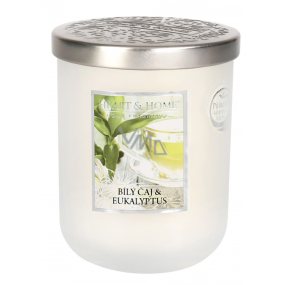 Heart & Home White tea & Eucalyptus Soy scented candle large burns up to 70 hours 310 g