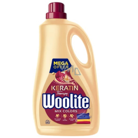 Woolite Keratin Therapy Mix Colors washing gel for coloured clothes with keratin 60 doses 3,6 l