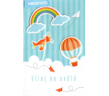 Nekupto Birthday card Welcome to the world 115 x 170 mm 3456 J
