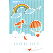 Nekupto Birthday card Welcome to the world 115 x 170 mm 3456 J