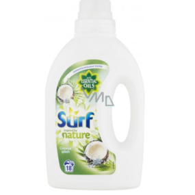 Surf Coconut Splas Universal washing gel, suitable for white and colored laundry 18 doses of 900 ml