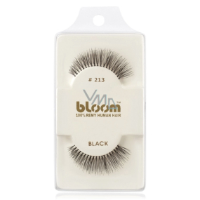 Bloom Natural sticky lashes from natural hair curly black No.213