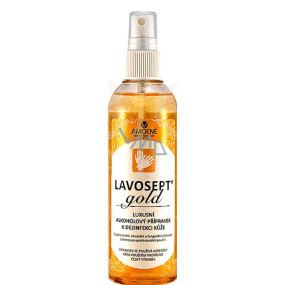 Lavosept Gold Cherry luxury hand disinfectant for hands for professional use more than 75% alcohol 200 ml spray