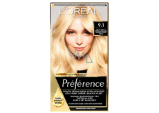Loreal Paris Préférence hair color 9.1 Oslo Very light ash blonde