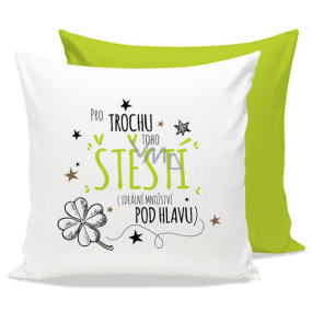 Nekupto Gift Center Pillow with dedication For happiness 30 x 30 cm