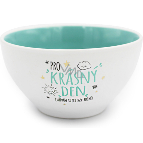 Nekupto Gift Center Ceramic Bowl For a beautiful day 13 x 6.5 cm