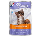 Plaisir Kitten chicken in sauce complete food for young cats pouch 100 g