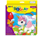Amos I-Clay Modeling drying compound Unicorn 4 colors x 18 g