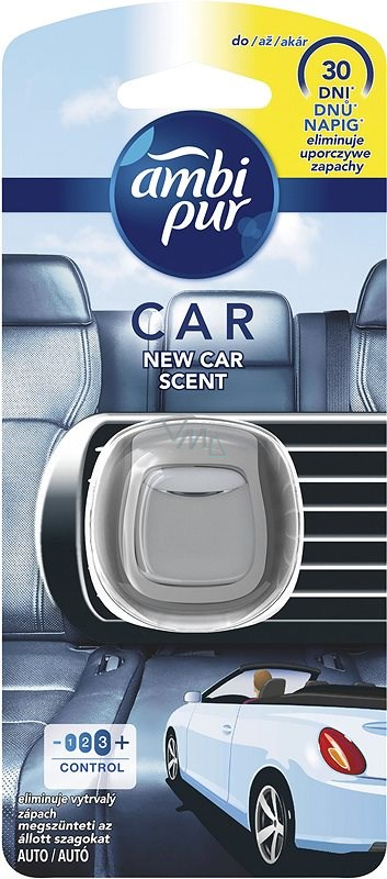 Ambi Pur Car New Car Scent car air freshener scented peg 2 ml - VMD  parfumerie - drogerie