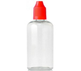 Transparent plastic bottle with a dropper 100 ml